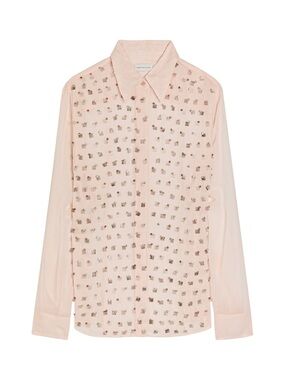 Dries Van Noten rhinestone-embellished shirt size 38/ us size 6